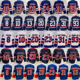 2024スタジアムシリーズホッケー13 Alexis Lafreniere Jerseys 10 Artemi Panarin 93 Mika Zibanejad 24 Kaapo Kako 20 Chris Kreider 23 Adam Fox Igor Shesterkin Jacob Trouba