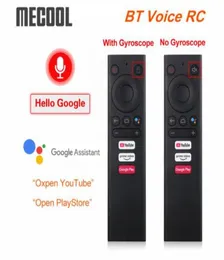 Android TV Box 용 Mecool BT 음성 원격 제어 교체 에어 마우스 Mecool KM6 KM3 KM1 ATV Google TVBox2906887