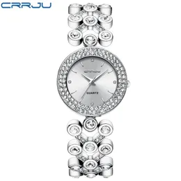 Orologi da donna di lusso CRRJU Cielo stellato Orologio femminile Orologio da polso al quarzo Orologio da polso da donna di moda reloj mujer relogio feminino280z