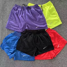 Shorts masculinos shorts de designer de lã tecnológica Shorts esportivos de secagem rápida Shorts de corrida respiráveis com forro interno