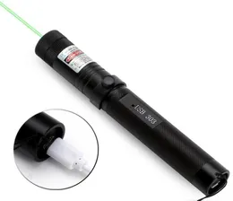 Puntatore laser Ricarica USB 303 Penna laser verde ad alta potenza da 5 MW Punto singolo Lazer stellato ardente di alta qualità5508971