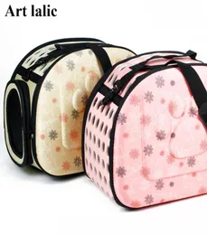 قابلة للطي Eva Pet Carrier Puppy Dog Cat في الهواء الطلق حقيبة كتف السفر للحيوانات الأليفة الصغيرة ناعمة Cage 432731cm3093111