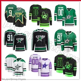 Dallas Stars Custom Stars Hockey Maglie 34 Denis Gurianov 64 Tanner Kero 3 John Klingberg 53 Wyatt Johnston 10 Ty Dellandrea Fredrik Olofsson Nils Lundkvist Thomas Harley