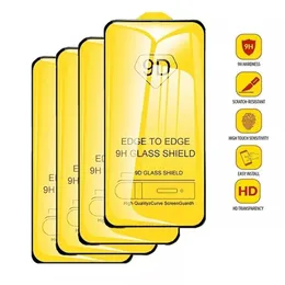 9D gehärtetes Glas Film für Samsung Galaxy A54 A13 A53 A14 A71 A52 A23 Displayschutzfolie für Samsung A51 A32 A73 A33 A22 5G + Kleinverpackung