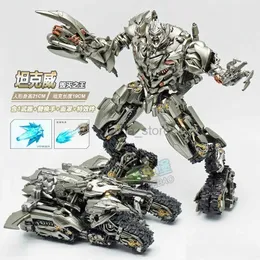 Игрушки-трансформеры Роботы в наличии Игрушка-трансформер 21 см 8807 Tank Wei Precision Coating Edition со световой пленкой Ss13 Модель Ручной робот Подарок 2400315