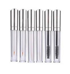 5ml High Quality Silver Mascara abottle Empty Eyelash Growth Liquid Bottle Liquid Eyeliner Tube Cosmetic Container F201716848916732