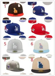 Buona qualità 2024 Cappelli aderenti Cappello snapback Cappellini da baskball Tutti i team Logo LLAA uomo donna Sport all'aria aperta Ricamo Cotone piatto Berretti chiusi Berretto da sole flessibile taglia 7-8 H5-3.15