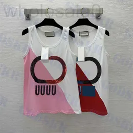 Camisoles & Tanks designer Designer Womens T Shirt Letter Sequin Tank Top Fashion Sleeveless Tees Woman Clothing ONU7