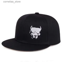 Bollkapslar män kvinnor pitbull hund baseball cap för hip hop bomull trucker kepsar ben pappa hatt justerbara snapback hattar gorrady240315