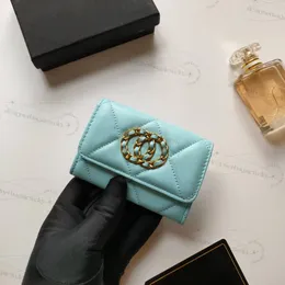Luxury designer wallet Womens wallet flip card holder coin purse card holders designer Diamond sheepskin coin purse card bag small wallet handbag mini bag