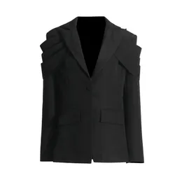 3019 XL 2024 Spring Milan Runway Coat Jackets Lång ärm Lapel Neck Högkvalitativ knapp Fashion Womens Clothes Fan