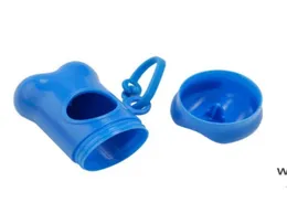 PET DOG SUPPORT Poop Bag Dispenser Pooper Scooper Waste Bags 홀더를위한 사랑스러운 뼈 모양 케이스 청소 친환경 DHE64427071778