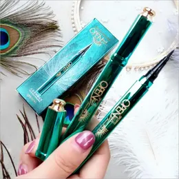 GeComo المبتدئين Peacock Eyeliner Cileliner مقاوم للماء سهل التجفيف الماكياج Nonhalo Nonhalo T1410 240305