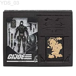 Anime Mangá G.i.Joe Snake Eyes Deluxe Edition Figuras de Ação Conjunto de Brinquedos Ko 6 Polegada Estátuas Móveis Modelo Boneca Ornamento Colecionável Presentes YQ240315