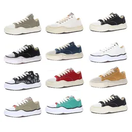 Maison Mihara Yasuhiro Canvas Buty MMY Designer Buty Sneaker Run Platform Nowe swobodne mężczyzn Kobiety Trainer Outdoor Girl Chłopiec Basket Basketball Tennis 35 35