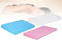 Nya 80 x 180 cm vattentäta disponibla spa -sängkläder nonwoven skönhetssalong massage sängkläder bord täcker reseanvändning3665349