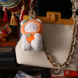 Keychains Animal Stuffed Toys Schoolbag Accessories Bag Pendant Car Key Holder Bear Plush Keyring Chain Keychain Ring