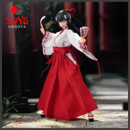 Anime manga Hasuki PA005 1/12 Exorcist Cadı Tsubaki Eylem Figürü Cep Sanat Serisi No.5 15.5cm Kadın Asker Heykelcik Modeli Oyuncak YQ240315