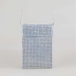 Сумки на плечо Дизайнерские сумки Большая сумка с инкрустацией Банкетная сумка Платье Вечерняя женская сумка со стразами и бриллиантами 240311