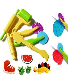 Färgspel Dough Model Tool Toys Creative 3D Plasticine Tools PlayDough Set Clay Molds Deluxe Set Learning Education Toys27669110351