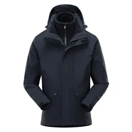 Winter-Outdoor-Drei-in-Eins-Angriffsjacke für Männer und Frauen, abnehmbare zweiteilige winddichte, wasserdichte, weiche und warme Jacke