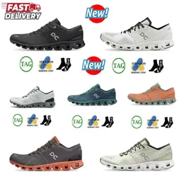 Clouds II Runnings X Shoes Running on Shoes Federer Cushion Workout Cross Training Shoe Black White Aloe Lightweight Shock Absorbing running trainers shoes