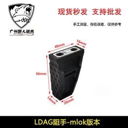 LDAG Anchor Metal Hand Blocker MLOK/Keymod Dual System CNC Decorative Hand Blocker