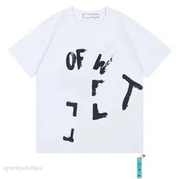 Offs Withe Herren-Designer-T-Shirt, Herren-Hemden für Herren, Designer-Kurzarm, atmungsaktive Baumwolle, weiß, schwarz, modisches T-Shirt mit Buchstaben-Aufdruck, Tops 419