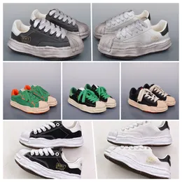 Designer MMY Scarpe sportive Maison Mihara Yasuhiro Suola spessa Conchiglia Piastra anteriore Deformazione Gelato disciolto Scarpe in bianco e nero Punta da uomo e da donna