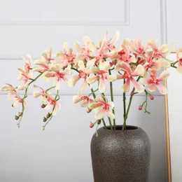 3D Dairan Wedding Party Home Floral Arranch Decoration Orchid Fake Flowers 240306