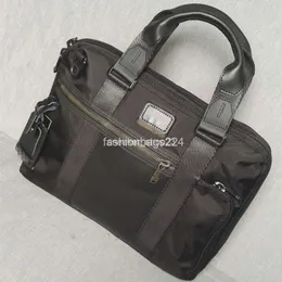 Bag ryggsäck Mens Business Designer Tumiis Travel Back Pack New Men's Handbag 232610 Ballistic Nylon Fashion Shoulder Casual Portcase H0QT
