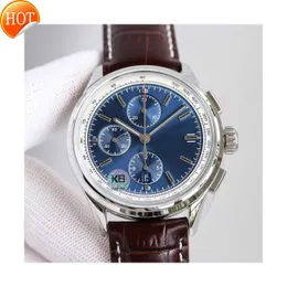 2024 Nya lyxmänklocka B01 Aviation Chronograph Mechanical Movement Luxury Brand Watch