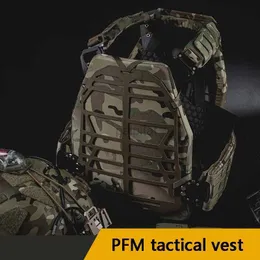 Taktiska västar Modular Frame PFMS WS2.0 Tom Light Tactical Vest Heat Dissipation Vest Foder Special Buckle Lifeline 240315