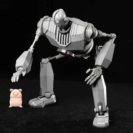 ストックファンタジージュエル変換FJ TR006 Iron Giant Metallic 30cmアクションフィギュアロボットおもちゃを備えたボックス2400315の変換ロボットロボット