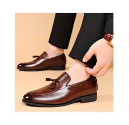 HBP Non Brand New leather shoes men large size business formal casual shoes lace-up mens shoes