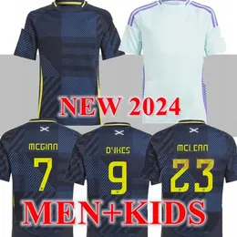 Skottlands fotbollsskjorta Tierney Soccer Jerseys 23/24 150th Robertson McTominay McGregor Dykes Adams skjorta bort landslaget Christie Armstrong Fraser Uniform