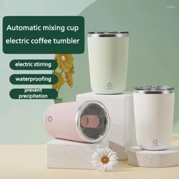 Su Şişeleri Otomatik Karıştırıcı Kupası Elektrikli Kahve Taşıması Kolay