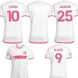 FC 2024/25 St. L ouis 16 ADENIRAN Soccer Jerseys 10 LOWEN 14 TOTLAND 4 NILSSON 9 KLAUSS 19 VASSILEV 25 JACKSON 21 ALM 22 HIEBERT 7 OSTRAK Football Shirt Kits Team White