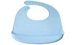 Bavaglino impermeabile per bambini039s bavaglino per alimentazione in silicone per neonati saliva regolabile Panni per burp5238371