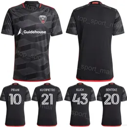 2024 2025 Erkekler D.C United Futbol 20 Christian Benteke Jersey 43 Mateusz Klich 7 Pedro Santos 11 Cristian Dajome 22 Aaron Herrera 10 Gabriel Pirani Futbol Gömlek Kitleri