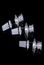 Мужские аксессуары для курения ногтей с прозрачным верхом, 10 мм, 14 мм, с плоским верхом для кальянов, брелок с бриллиантовым узлом, кварцевые гвозди для ногтей GQB256874046