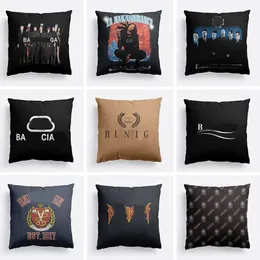 Fashion b brand Cushion Home Textiles Designer Pillows Car Sofa Pillowcase Decorative Cushions Living Room Wool Cotton Pillow Covers Case CSD2403152