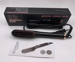 30S Värm upp skägg rätborsten för män 3in1 hårstyler elektrisk kamrätare hårstyling verktyg anti scald design för 2315252