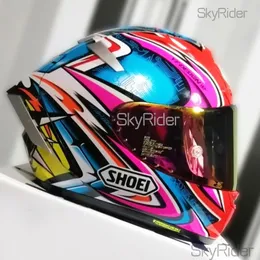 Full Face Shoei X14 X-Fourteen Daijiro TC-1 Pink Motorcycle Hełm antyfog Visor Man Riding Car Motocross Racing Motorbike Helmet