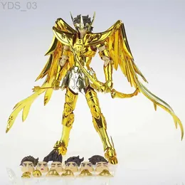 Anime manga i lager cs modell Saint Seiya Myth tyg ex Skytten Aiolos Knights of the Zodiac Anime 24k Metal Armor Action Figure Toys YQ240315