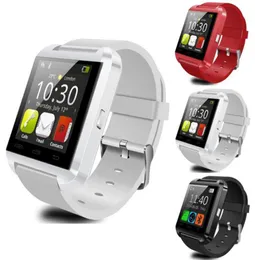 Orijinal U8 Smart Watch Bluetooth Elektronik Akıllı Kol saati Apple iOS iPhone Android Akıllı Telefon İzle Giyilebilir Cihaz Brace2683737