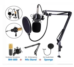 BM 800 V8X PRO Professional o microfono V8 set di schede audio BM800 microfono da studio a condensatore per karaoke registrazione podcast live Strea7510060