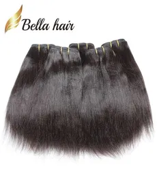 100 말레이시아 머리 직조 인간의 머리카락 머리카락 확장 830inch 3pcslot 야키 자연 컬러 벨라 하이어 벨라 이어 5341351