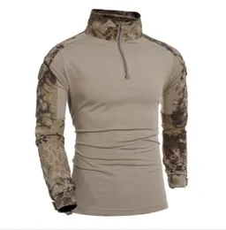 Multicam Uniform Military Long Sleeve T Shirt Men Camouflage Army Combat Shirt Airsoft Paintball Clothes Tactical Shirt9285483