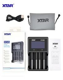 Xtar vc4s chager nimh carregador de bateria com display lcd para 10440 18650 18350 26650 32650 baterias liion chargers6711082